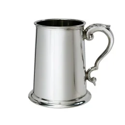 Plain Pewter Tankard - 1 pint