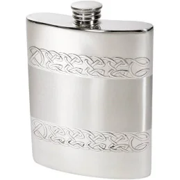 Celtic Band Kidney Hip Flask