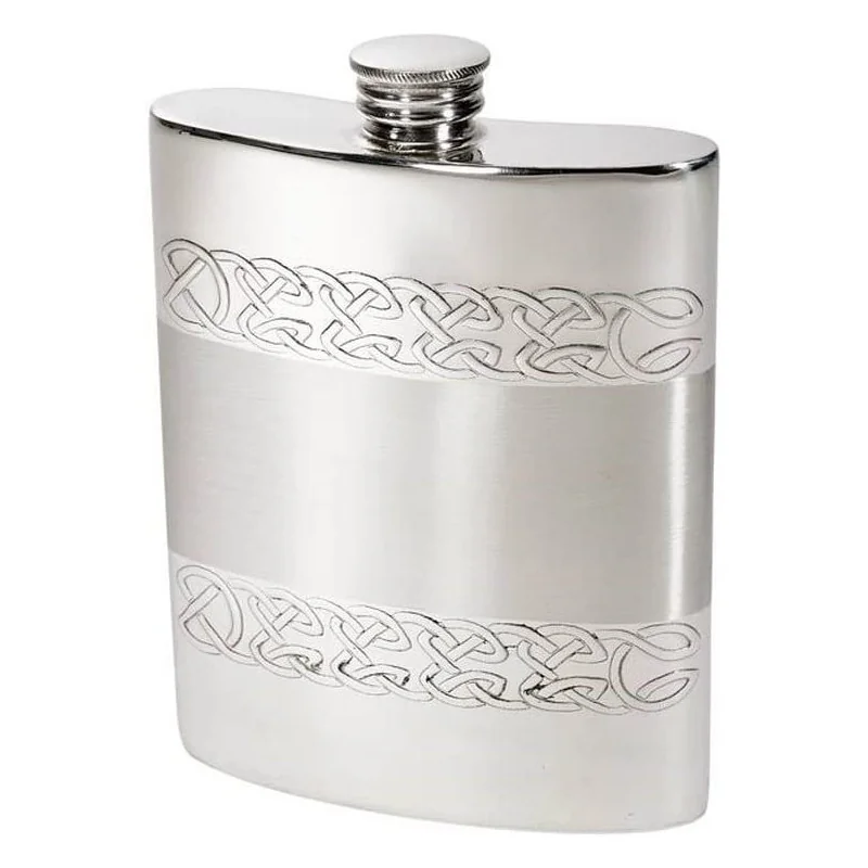 Celtic Band Kidney Hip Flask