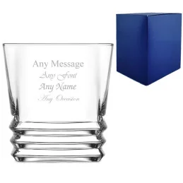 Elegan Ridged Whisky Glass