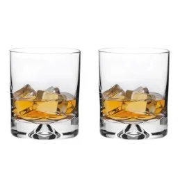 Dimple Base Whisky Glass