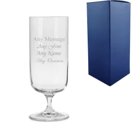 Footed Beer Glass