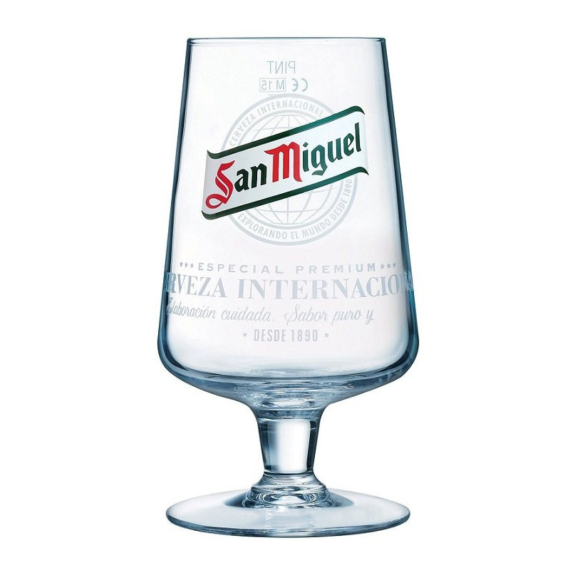 San Miguel Pint Glass