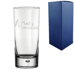 Bubble Base Gin Glass