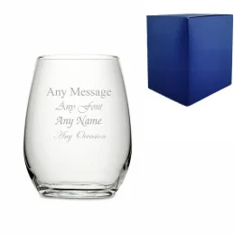 Stemless White Wine Glass