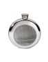 Art Deco Round Pewter Flask