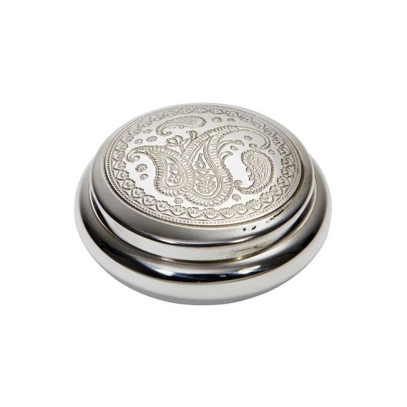 Paisley Pewter Trinket Box
