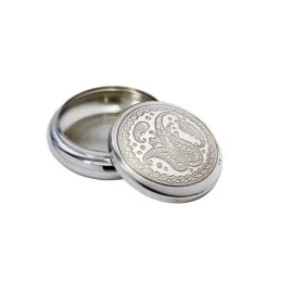 Paisley Pewter Trinket Box