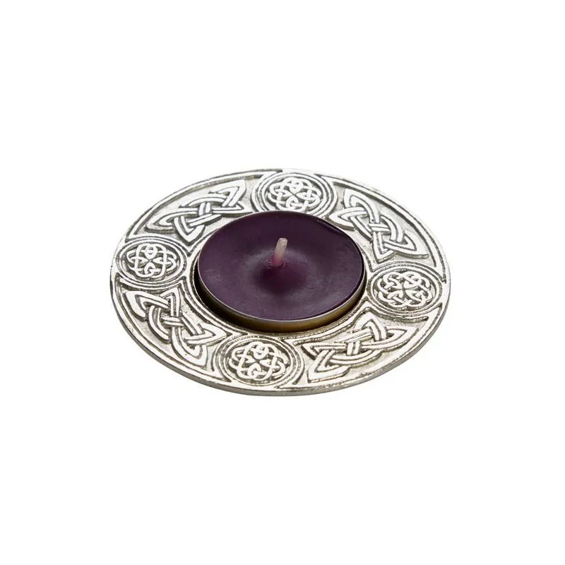 Celtic T-Lite Round Candle Holder