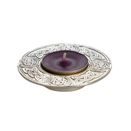 Celtic T-Lite Round Candle Holder