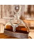 Majestic Stag Crystal & Pewter Whisky Decanter