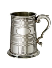 Tartan Pewter Tankard