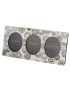 Millstones Triple Pewter Photo Frame