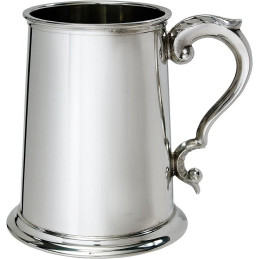 Plain Pewter Tankard - 1 pint
