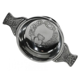 Claddagh Pewter Quaich Small
