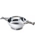 Thistle Handle pewter Quaich