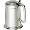 Plain Pewter Tankard with Lid
