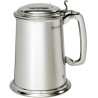 Plain Pewter Tankard with Lid