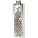 Paisley Pewter Purse Flask