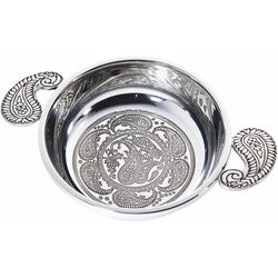 Paisley pewter Quiach - Large