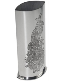 Single Paisley Pewter Budvase