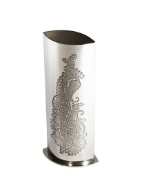 Single Paisley Pewter Budvase