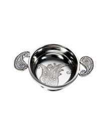Paisley pewter Quiach - Small