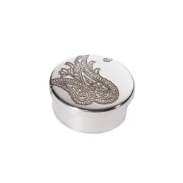 Paisley Pewter Trinket Box