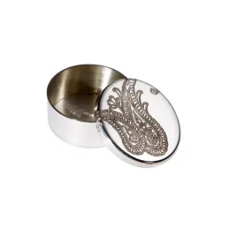 Paisley Pewter Trinket Box