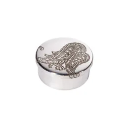 Paisley Pewter Trinket Box