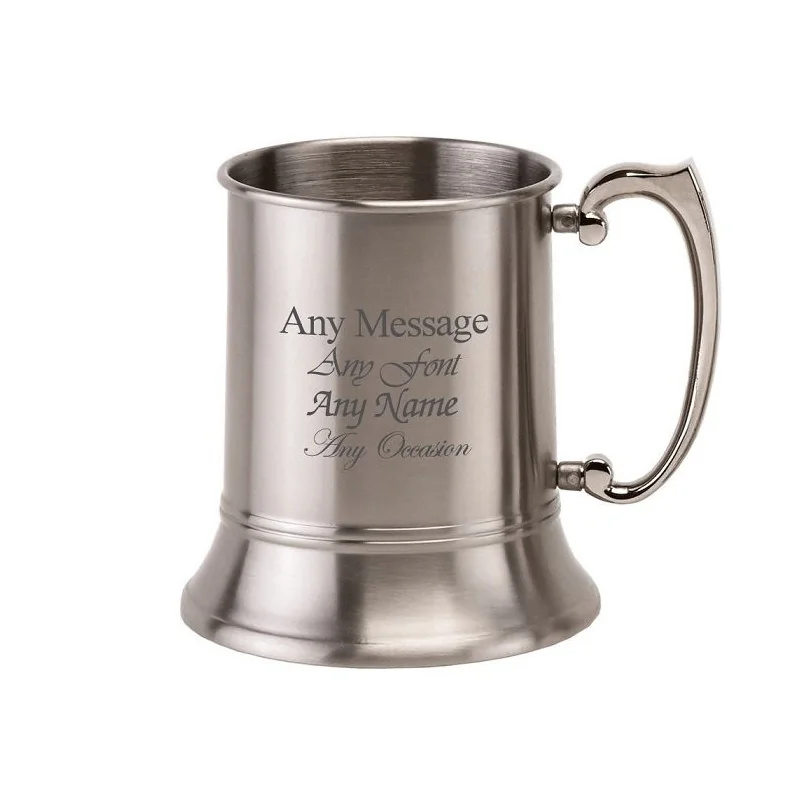 Satin Stainless Steel Tankard