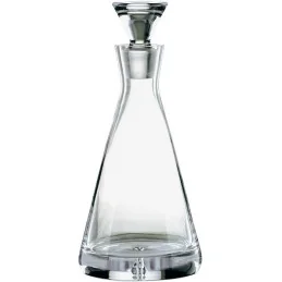 Handmade Bubble Base Pyramid Decanter