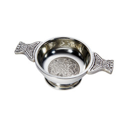 Celtic Circle Pewter Quaich - Small