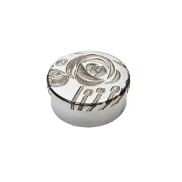 Charles Rennie Mackintosh Pewter Trinket Box - Small
