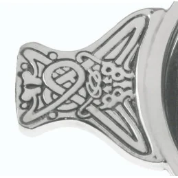 Wood and Pewter Quaich Large Plus