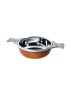 Wood and Pewter Quaich Large Plus