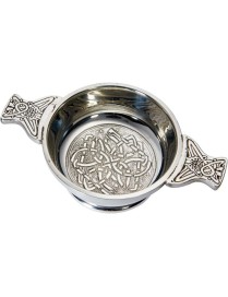 Celtic Circle Pewter Quaich - Standard