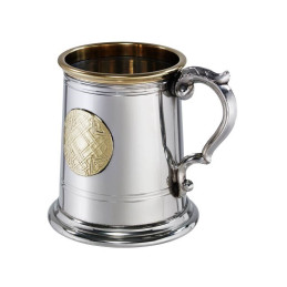Half Pint Celtic Gold Pewter Tankard