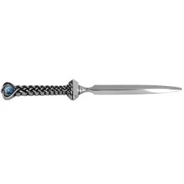 Celtic Pewter Letter Opener with Sapphire Stone