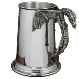 Dragon Handle Pewter Tankard