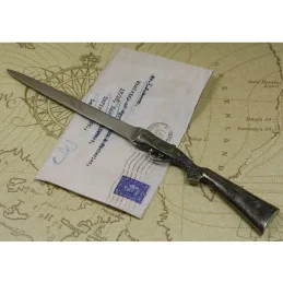 Shotgun Handle Pewter Letter Opener