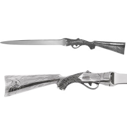 Shotgun Handle Pewter Letter Opener