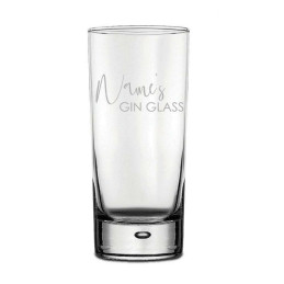 Bubble Base Gin Glass