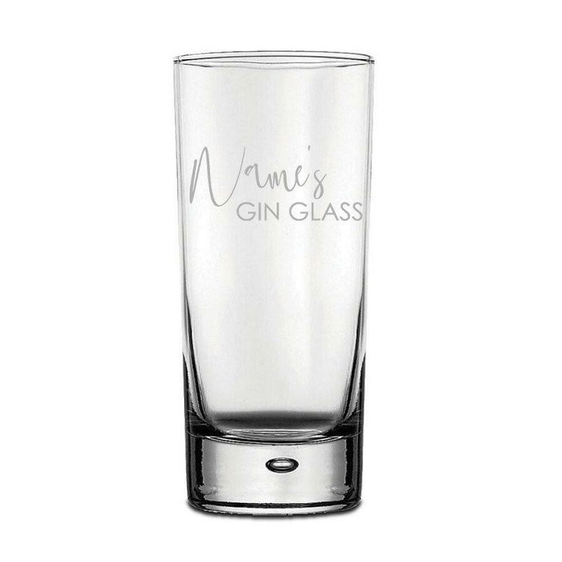 Bubble Base Gin Glass