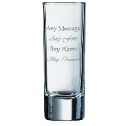 Tall Heavy Base Shot Glass