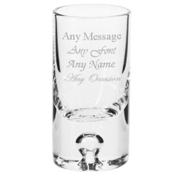 Tall Bubble Base Shot Glass