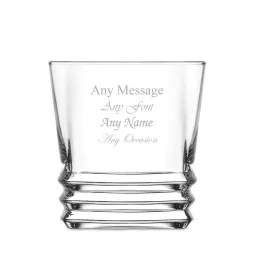 Elegan Ridged Whisky Glass