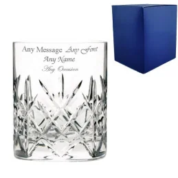 Flamenco Crystalite Full Cut Whisky Tumbler