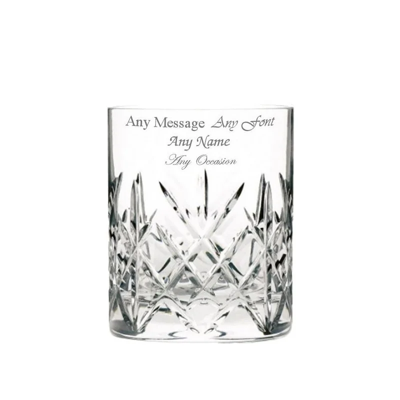 Flamenco Crystalite Full Cut Whisky Tumbler