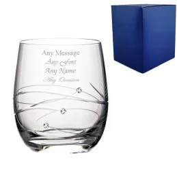 Diamante Whisky Glass